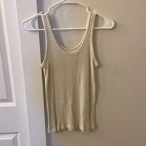 Aerie ribbed tank, size S